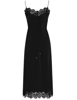 Sale ZIMMERMANN Lace Panel Slip Midi