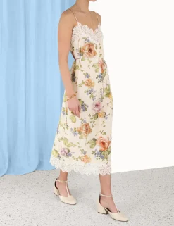 Discount ZIMMERMANN Lace Panel Slip Midi