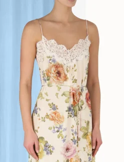 Clearance ZIMMERMANN Lace Panel Slip Midi