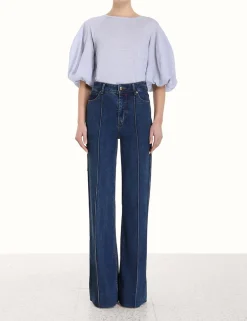 Clearance ZIMMERMANN Lantern Sleeve Tee