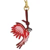 Outlet ZIMMERMANN Leather Parrot Keycharm