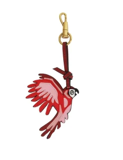 Outlet ZIMMERMANN Leather Parrot Keycharm
