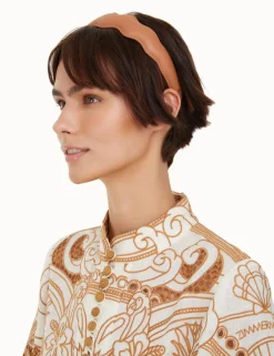 Hot ZIMMERMANN Leather Wave Headband