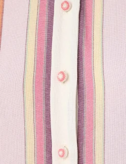Discount ZIMMERMANN Lexi Blouson Stripe Shirt