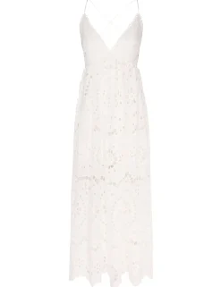 Discount ZIMMERMANN Lexi Embroidered Slip Dress