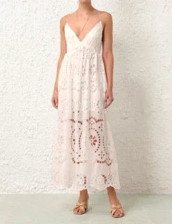 Discount ZIMMERMANN Lexi Embroidered Slip Dress