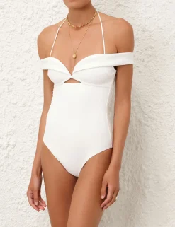 Clearance ZIMMERMANN Lexi Off Shoulder 1Pc