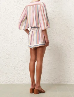 Sale ZIMMERMANN Lexi Relaxed Stripe Short