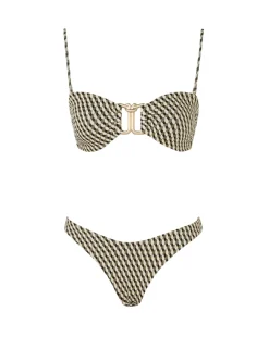 Discount ZIMMERMANN Lexi Textured Knot Trim Bikini