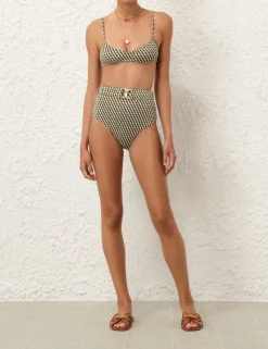 ZIMMERMANN Lexi Textured Scoop Bikini