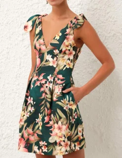 New ZIMMERMANN Lexi Tie Mini Dress