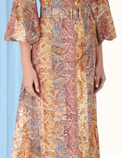 New ZIMMERMANN Luminosity A-Line Midi Skirt