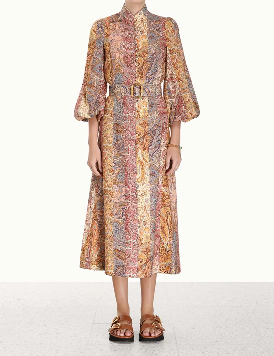 Hot ZIMMERMANN Luminosity A-Line Midi Skirt