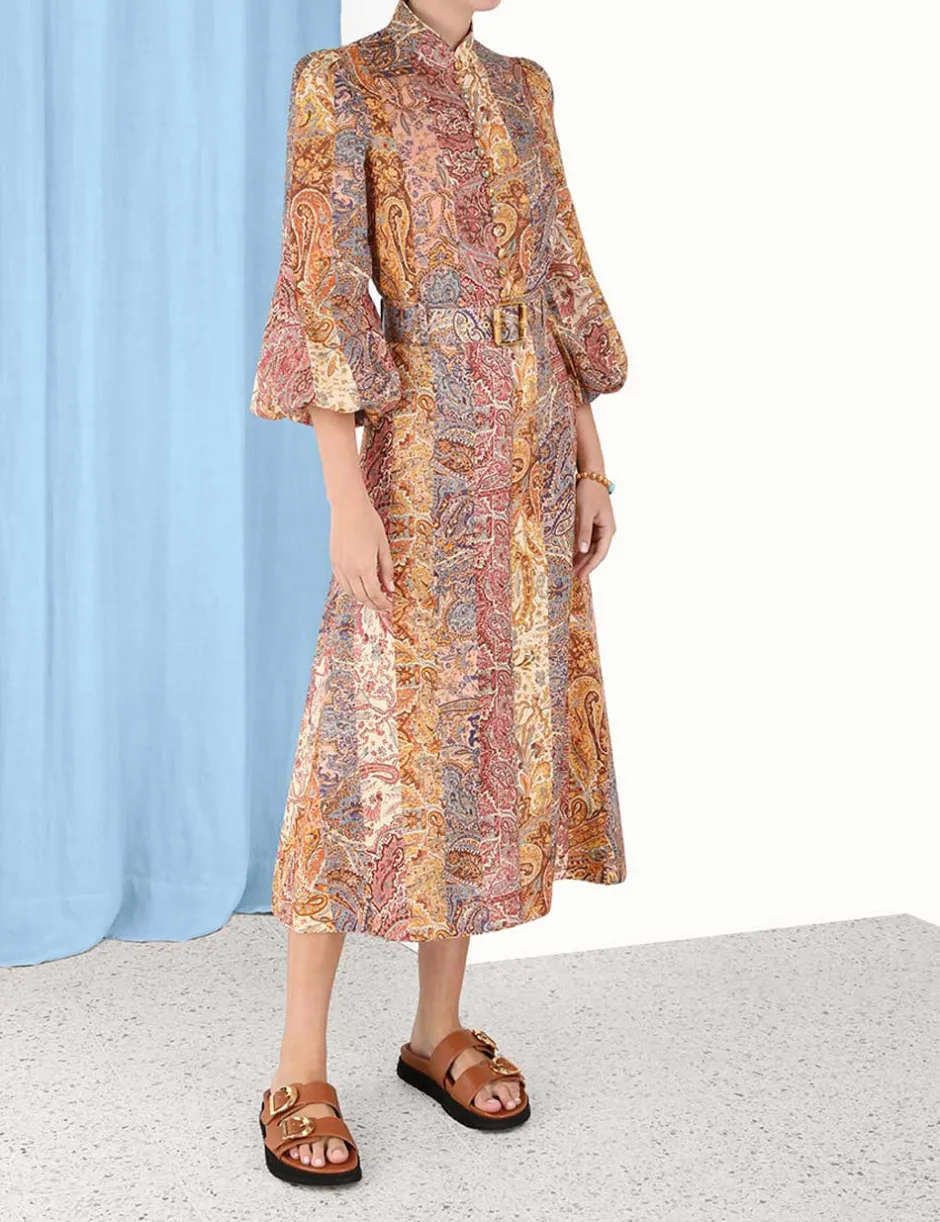 Hot ZIMMERMANN Luminosity A-Line Midi Skirt