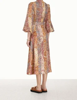 Hot ZIMMERMANN Luminosity A-Line Midi Skirt