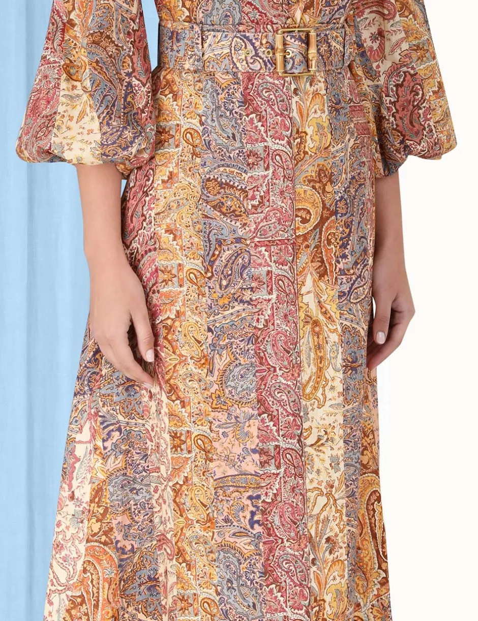 Hot ZIMMERMANN Luminosity A-Line Midi Skirt