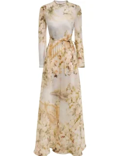 Clearance ZIMMERMANN Luminosity Bias Slip Dress