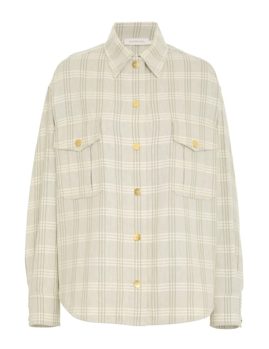 Clearance ZIMMERMANN Luminosity Check Shirt