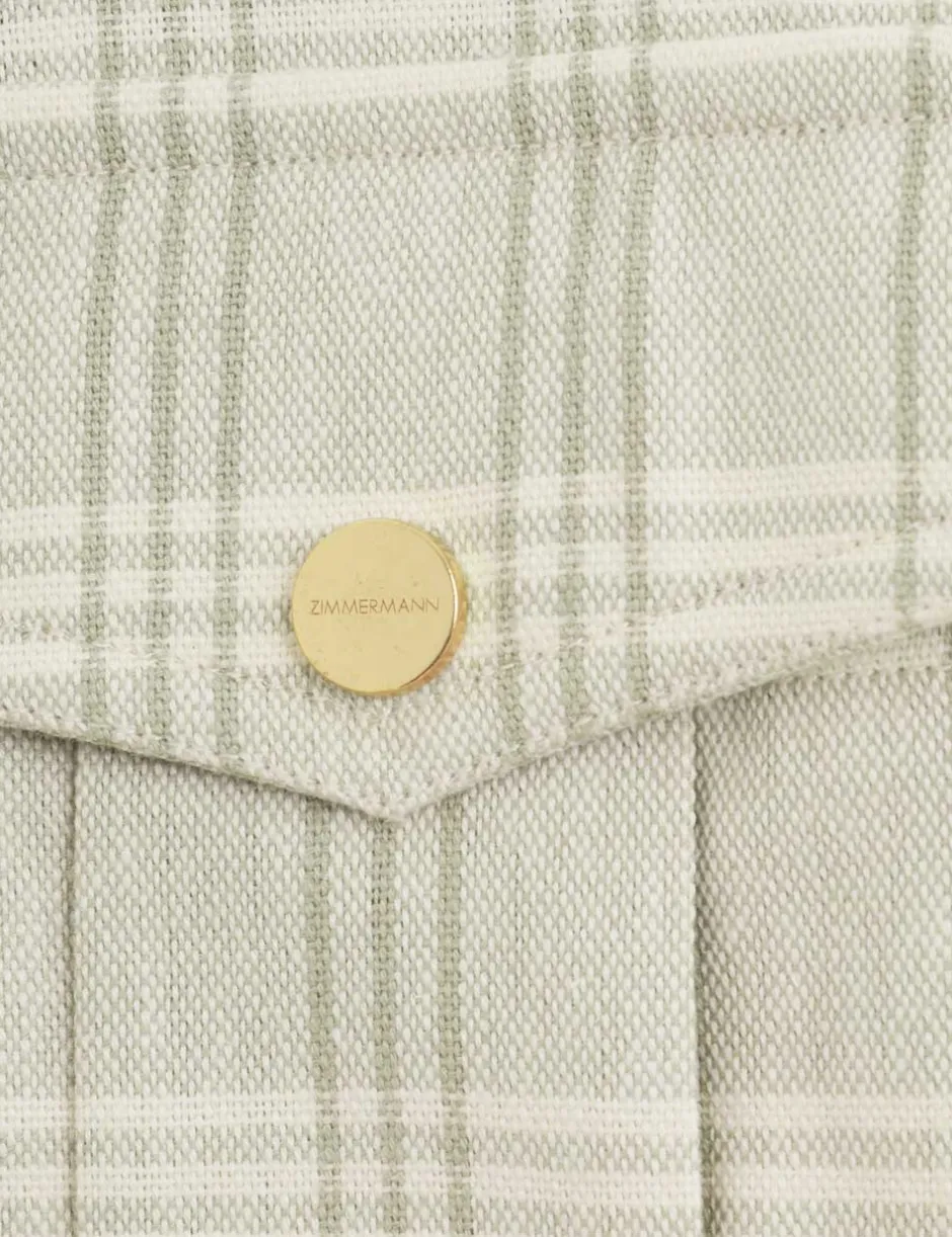 Clearance ZIMMERMANN Luminosity Check Shirt