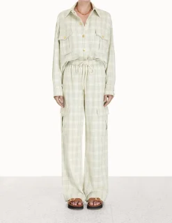 Outlet ZIMMERMANN Luminosity Check Shirt