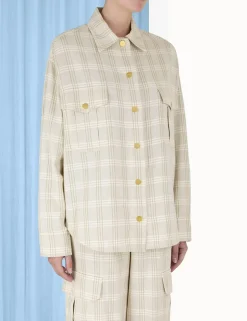 Outlet ZIMMERMANN Luminosity Check Shirt