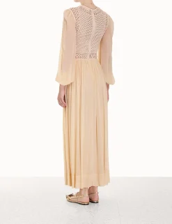 Best ZIMMERMANN Luminosity Crochet Bodice Midi