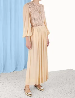 Clearance ZIMMERMANN Luminosity Crochet Bodice Midi