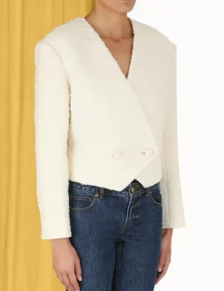 Best ZIMMERMANN Luminosity Cropped Blazer