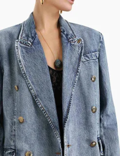 Best ZIMMERMANN Luminosity Denim Blazer