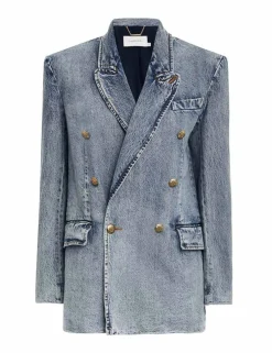 ZIMMERMANN Luminosity Denim Blazer
