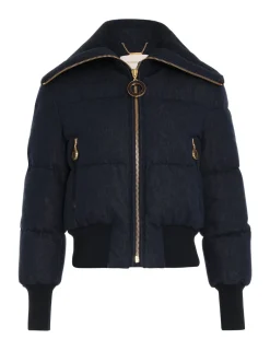 New ZIMMERMANN Luminosity Denim Down Jacket