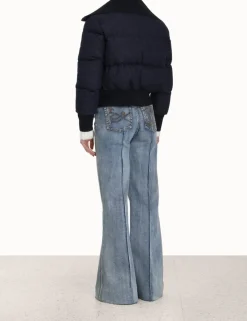 New ZIMMERMANN Luminosity Denim Down Jacket