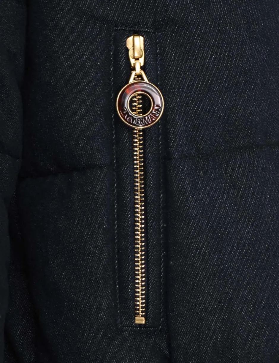 New ZIMMERMANN Luminosity Denim Down Jacket