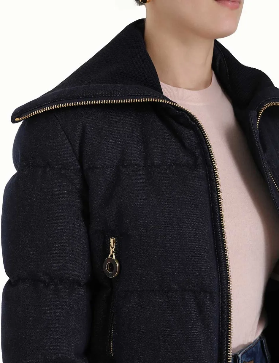 New ZIMMERMANN Luminosity Denim Down Jacket