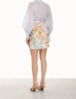 Hot ZIMMERMANN Luminosity Drape Mini Skirt