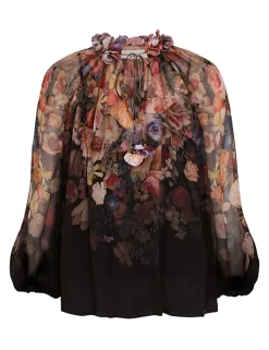Best ZIMMERMANN Luminosity Floral Blouse
