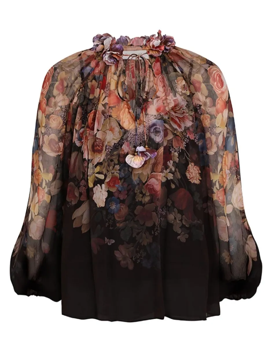 Best ZIMMERMANN Luminosity Floral Blouse