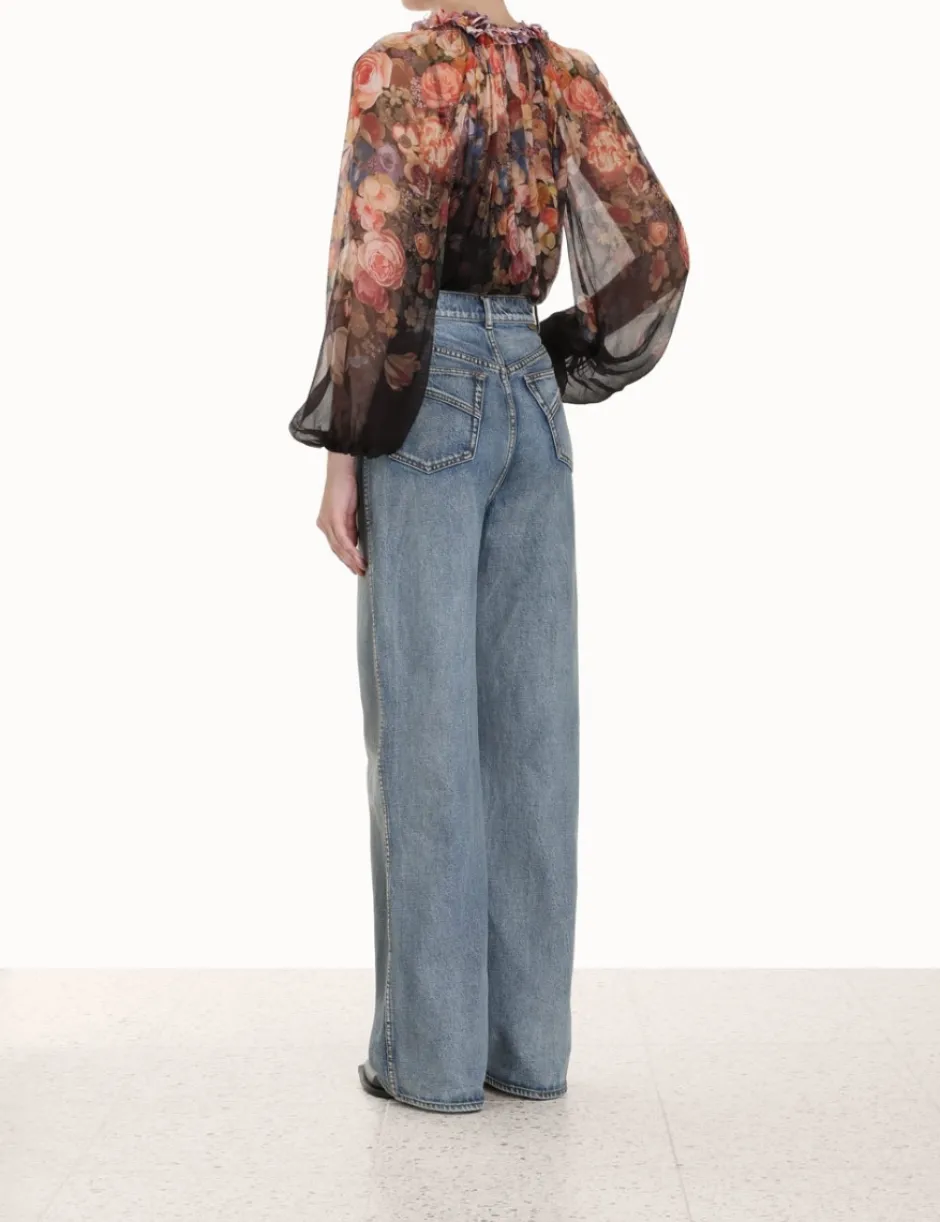 Best ZIMMERMANN Luminosity Floral Blouse