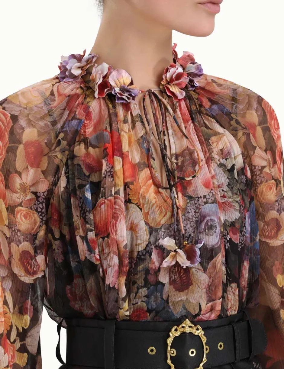 Online ZIMMERMANN Luminosity Floral Blouse
