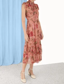 Clearance ZIMMERMANN Luminosity Flutter Dress