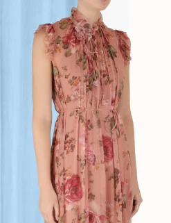 Clearance ZIMMERMANN Luminosity Flutter Dress