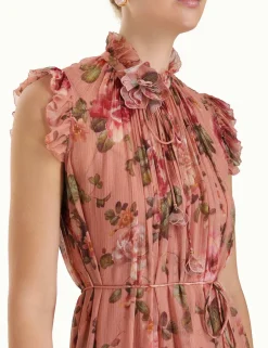 Clearance ZIMMERMANN Luminosity Flutter Dress