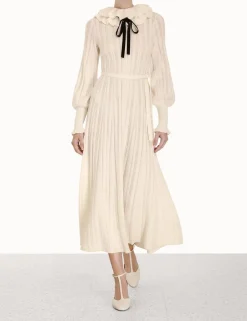 Online ZIMMERMANN Luminosity Frill Neck Dress