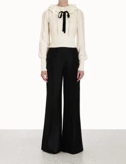 Discount ZIMMERMANN Luminosity Frill Neck Sweater