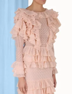New ZIMMERMANN Luminosity Frill V-Neck Top