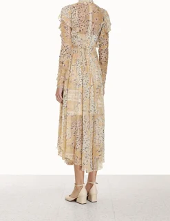 Best ZIMMERMANN Luminosity Gathered Midi Dress