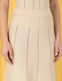 Discount ZIMMERMANN Luminosity Knit Panelled Skirt