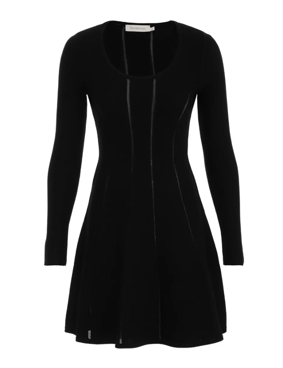 Clearance ZIMMERMANN Luminosity Knit Panelled Mini