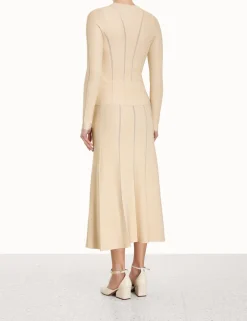 Clearance ZIMMERMANN Luminosity Knit Panelled Skirt