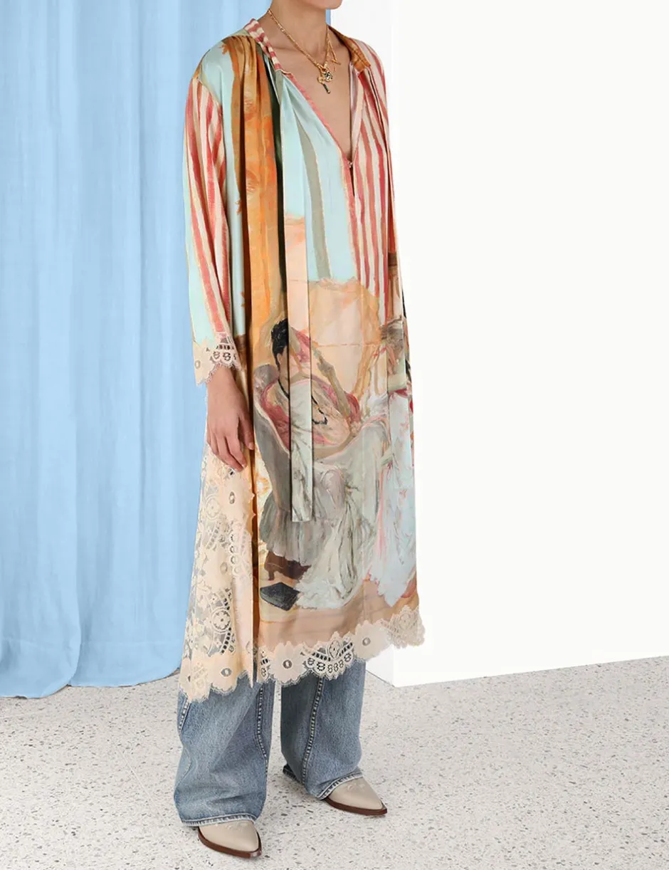 Online ZIMMERMANN Luminosity Lace Back Midi